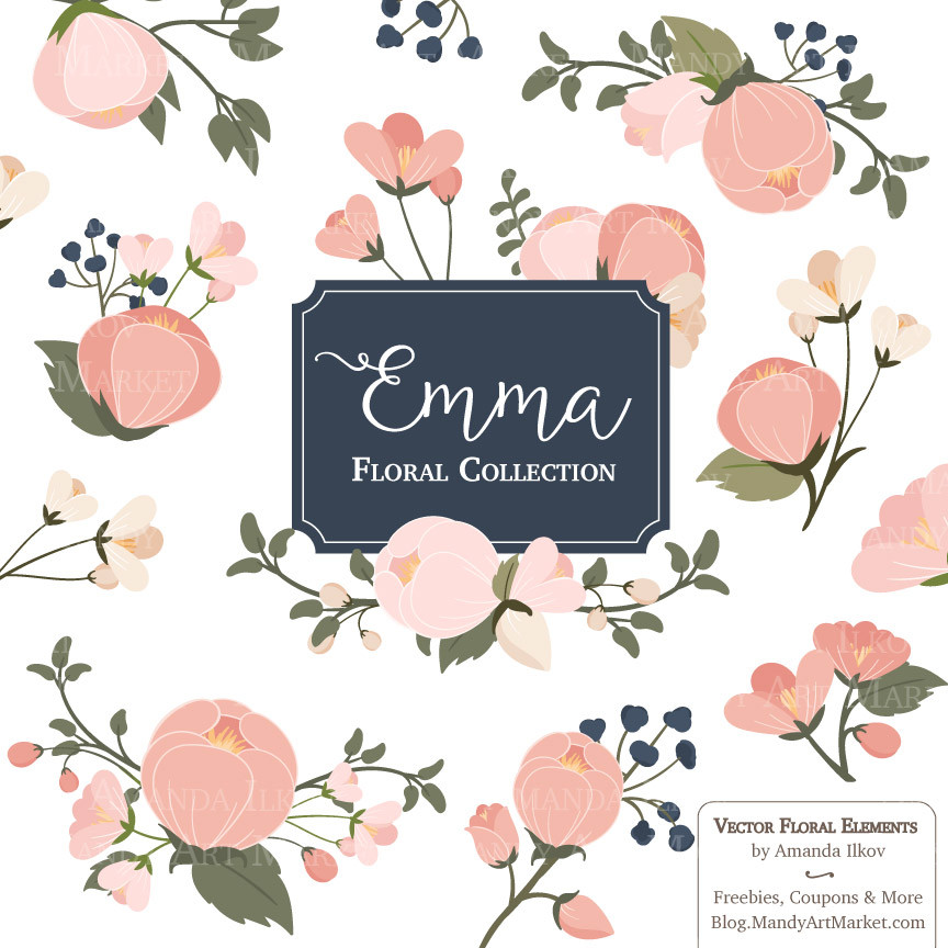 Free Blush Flower Cliparts, Download Free Clip Art, Free.