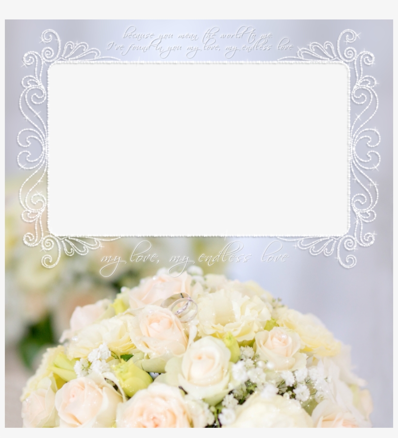 Clipart Wedding Roses Sunset Frame Png Transparent PNG.