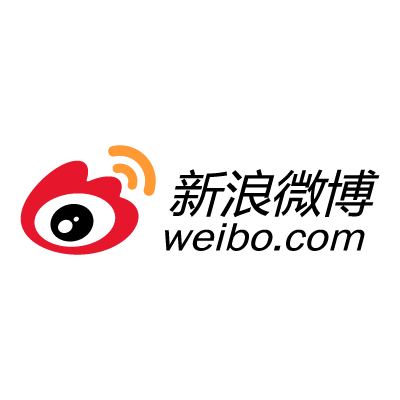 Sina Weibo logo vector in (.EPS, .AI, .CDR) free download.