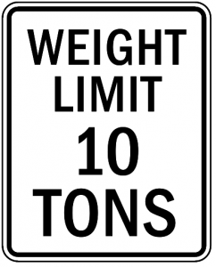 Weight Limit 10 Tons Clip Art Download.