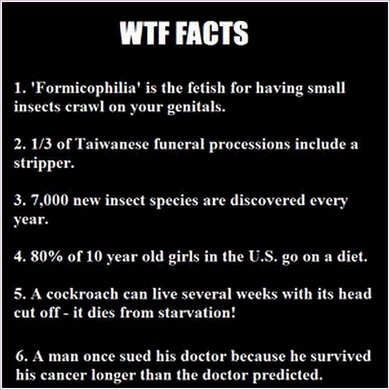 Weird Facts 9 