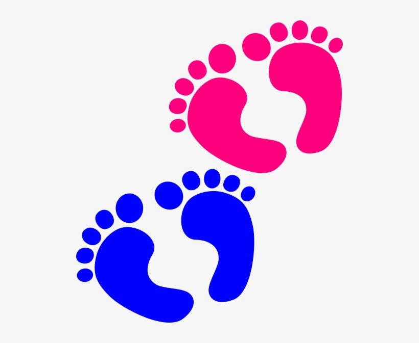 Baby Feet Heart Clipart.