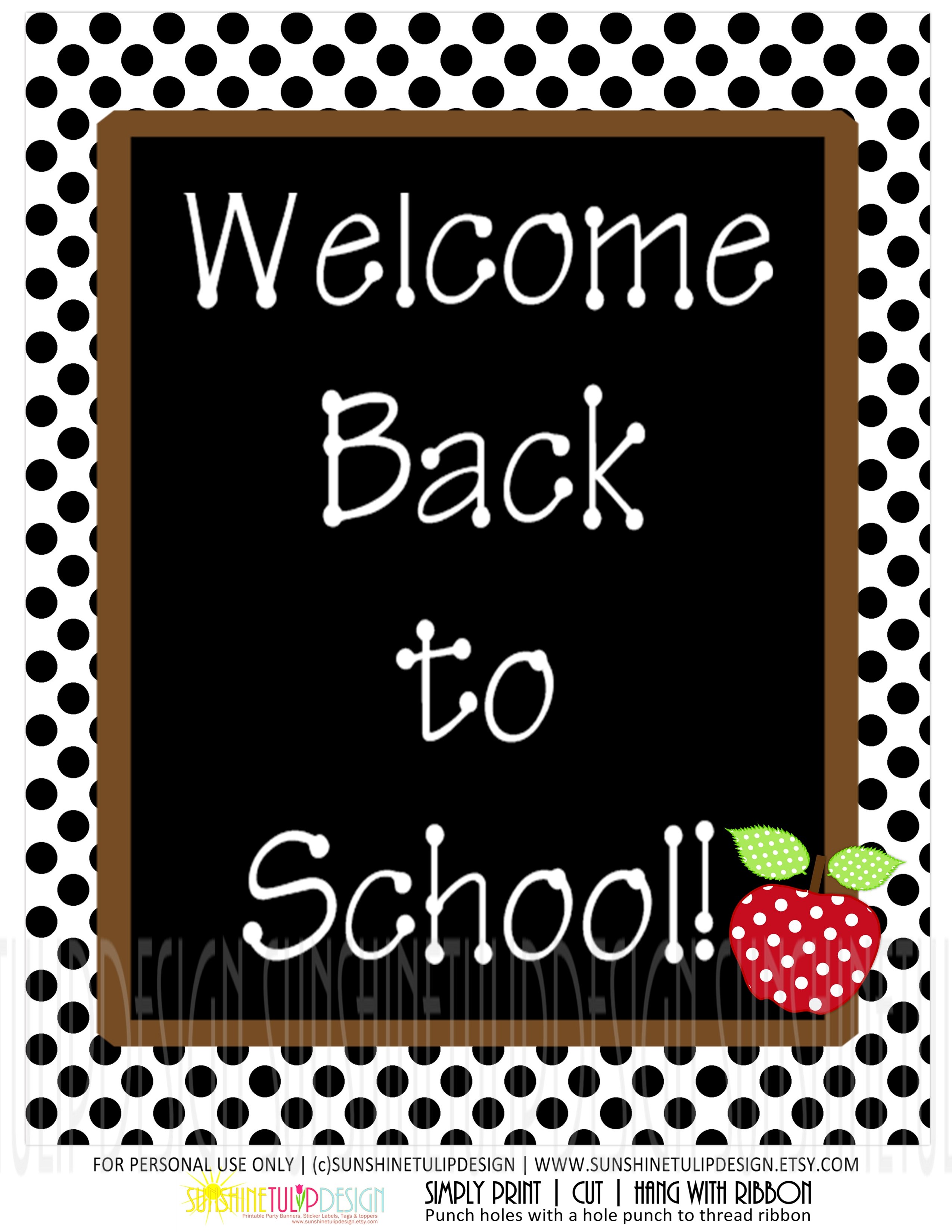 Printable Welcome Back To School Wall Print, Teacher Appreciation Wall  print, Welcome Back to School Wall Decor for Classroom by  Sunshinetulipdesign.