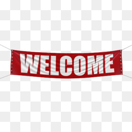 Welcome Banner Png, Vector, PSD, and Clipart With Transparent.