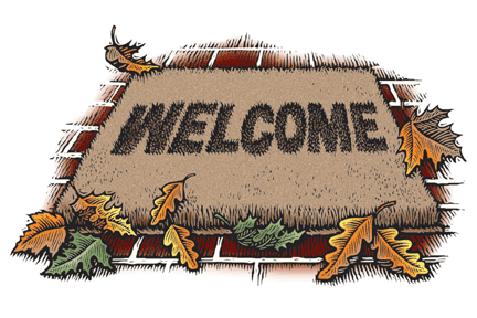 Free Clipart Welcome Mat.