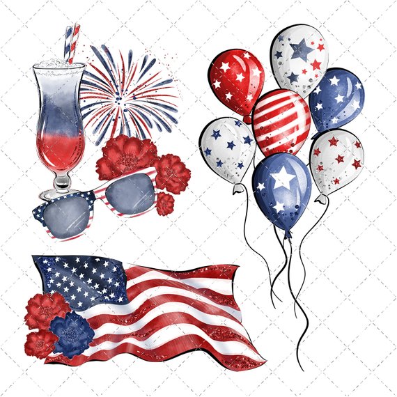 4th of july clipart watercolor 10 free Cliparts | Download images on ...