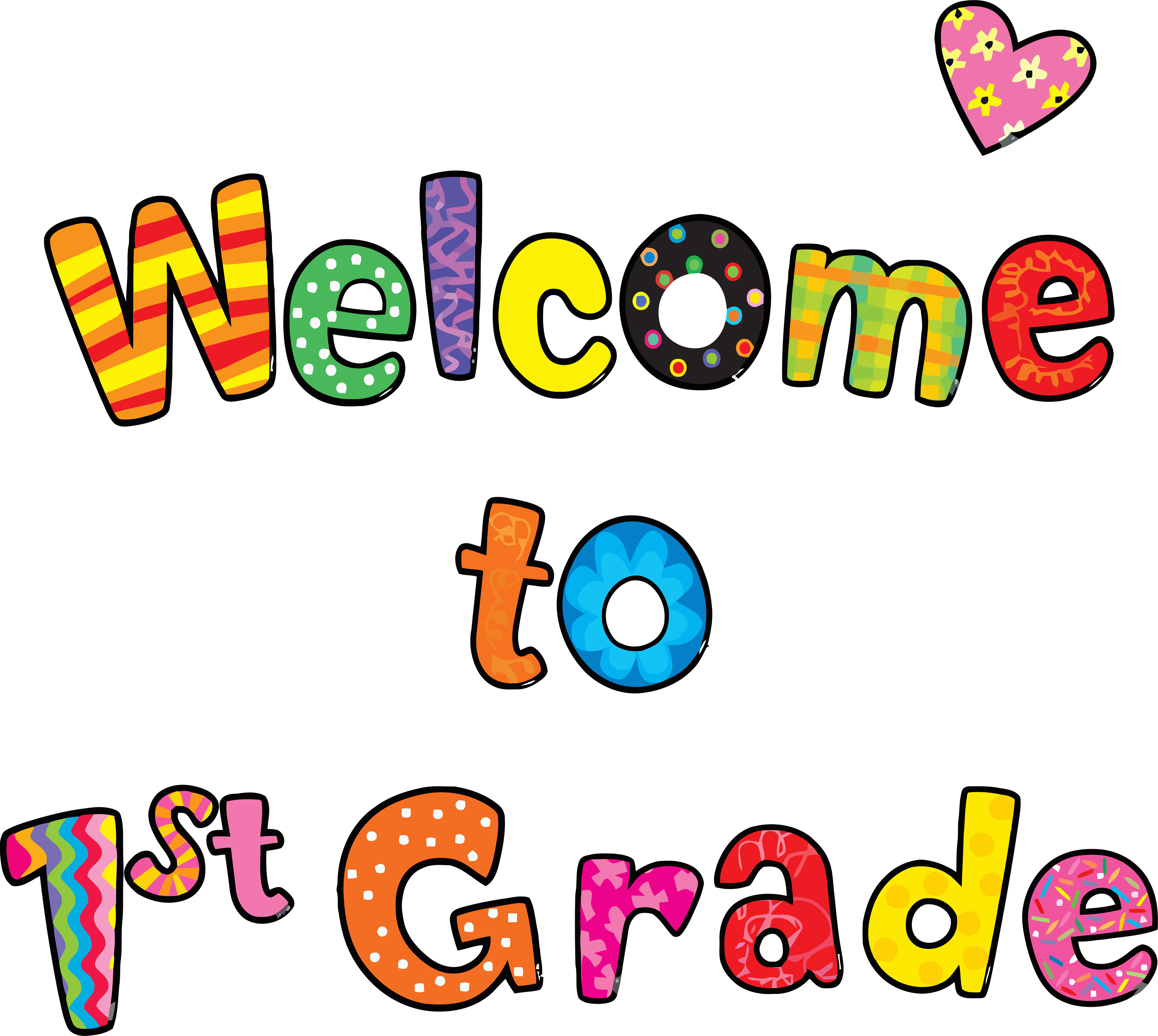 Welcome To First Grade Clipart Png.