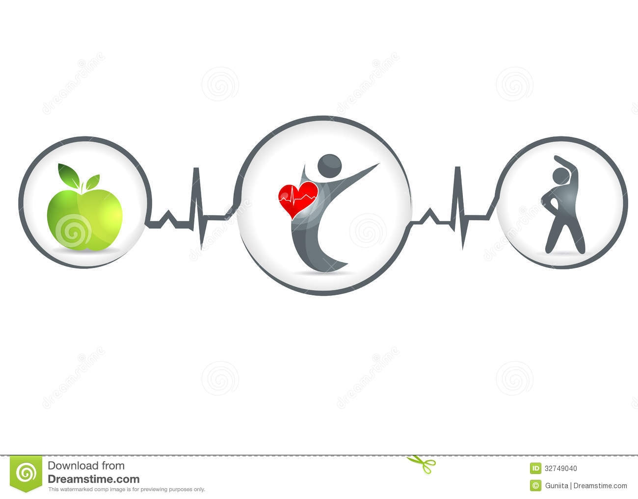 Health and Wellness Clip Art Free.