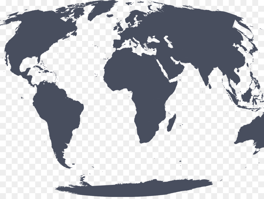 Welt Karte Vektor.