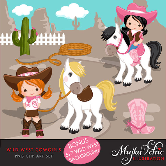 Cowgirl Clipart.