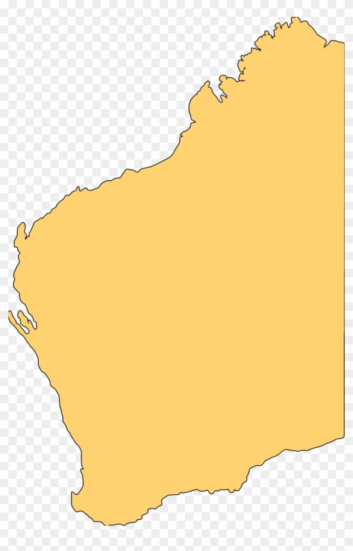 Australia Map Clipart West Australia Outline Map Image.