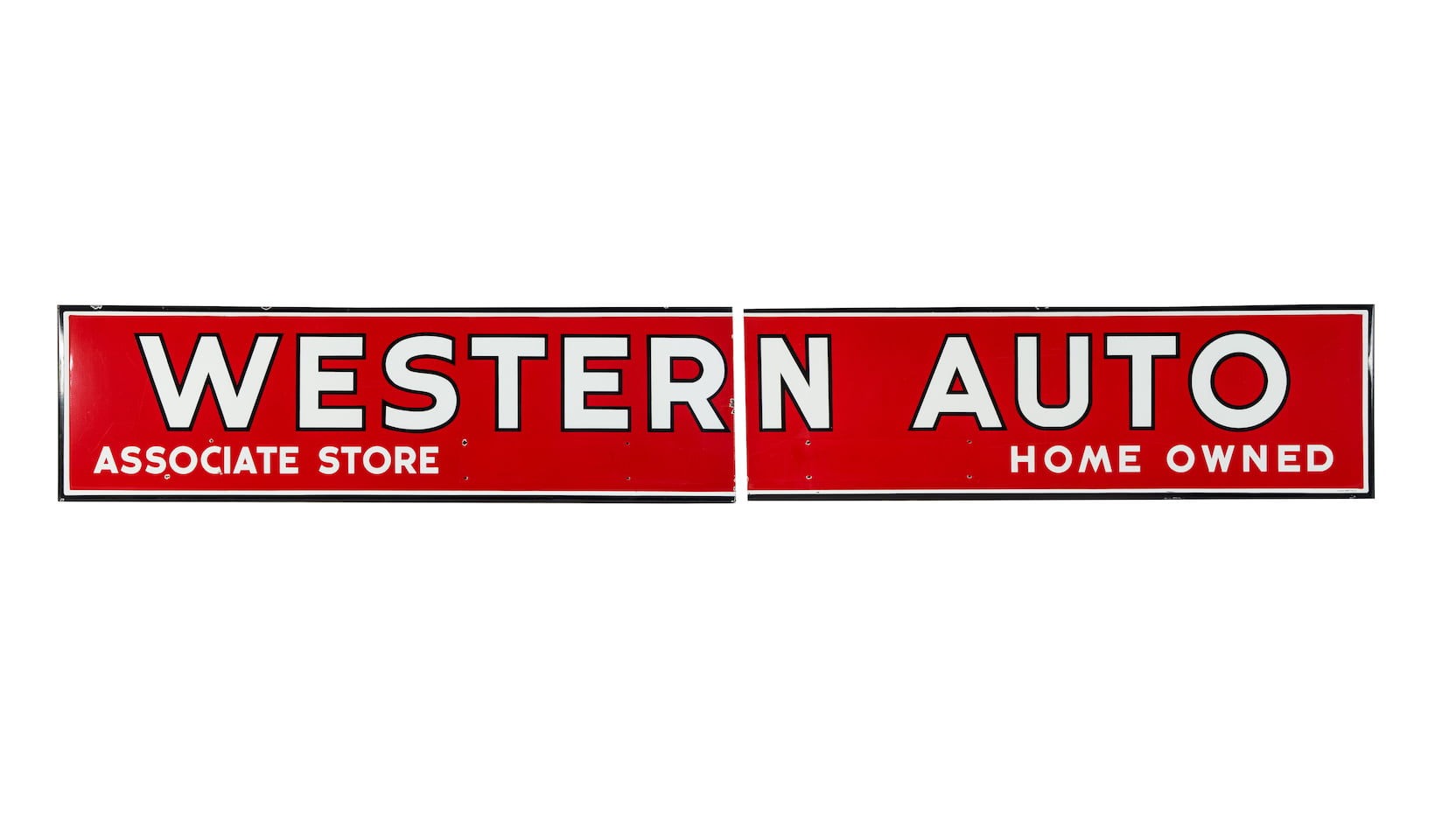 Western Auto 2 Piece SSP Sign 192x28.