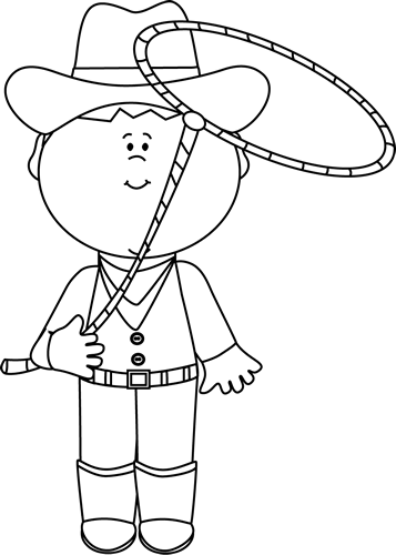 western black and white clip art.