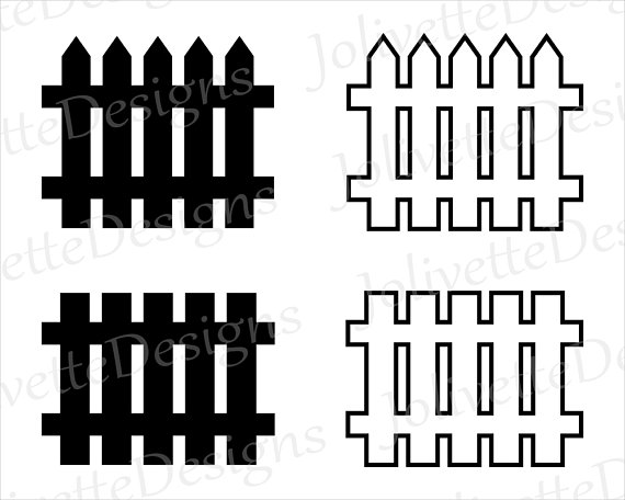 2758 Fence free clipart.
