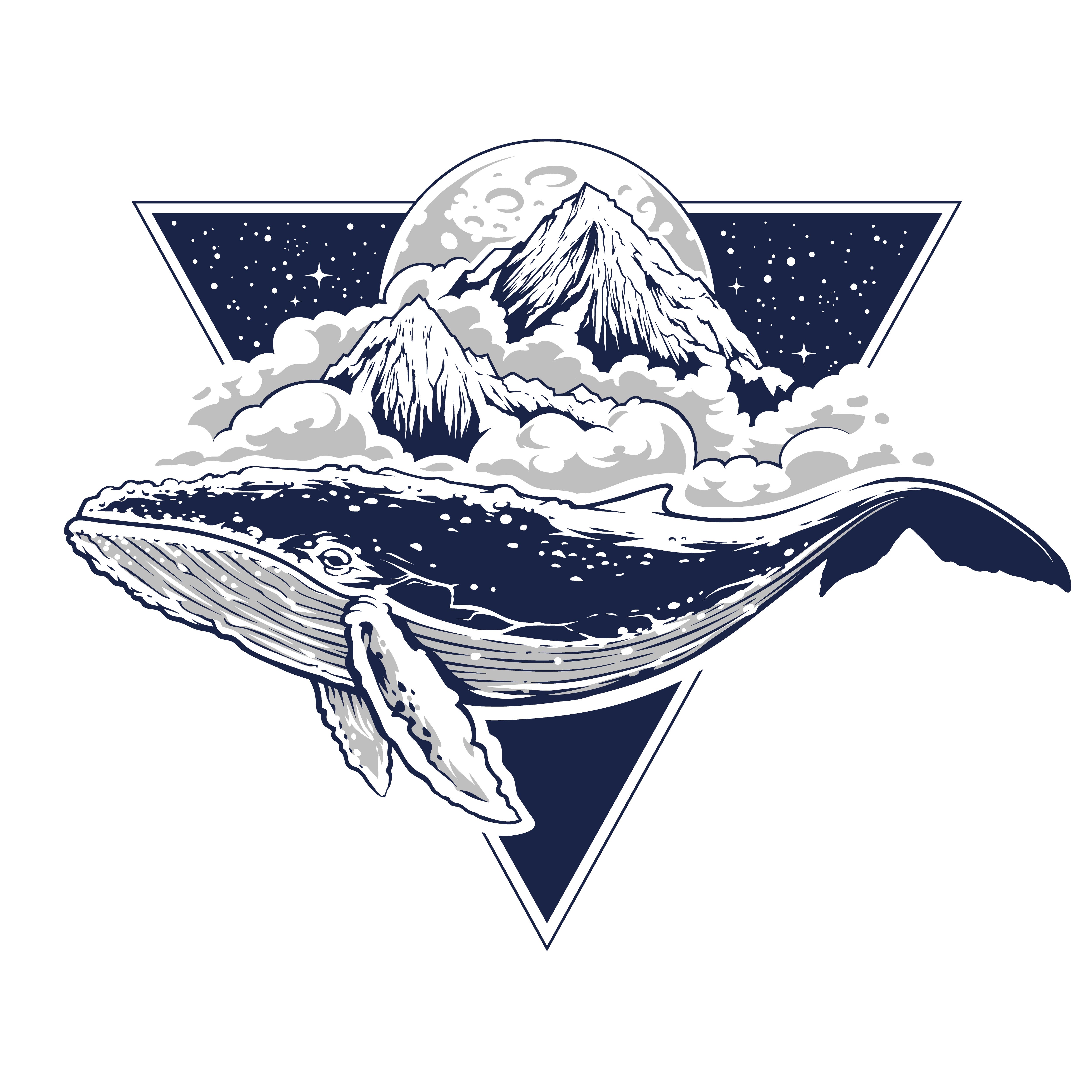 Whale Surreal Vector Art. Choose from thousands of free.