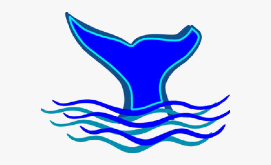 Blue Whale Clipart Tail.