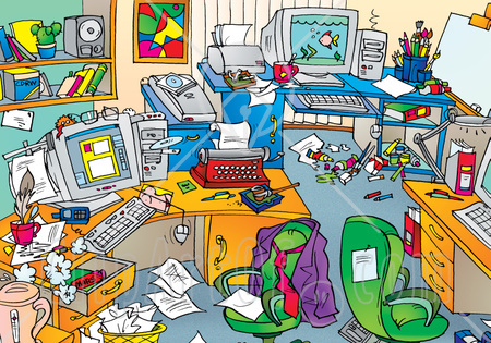 Toy Mess Clipart.