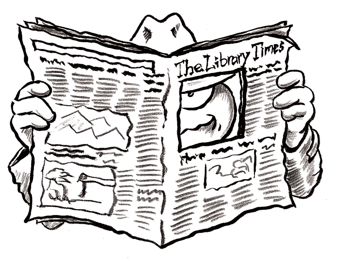 Open Newspaper Clipart.