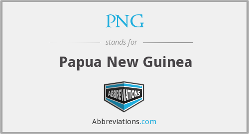 What does PNG stand for?.