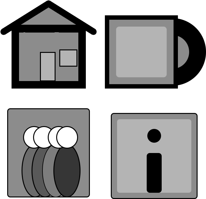 This Is An Icon Set That Could Be Used For A Potential Clipart.