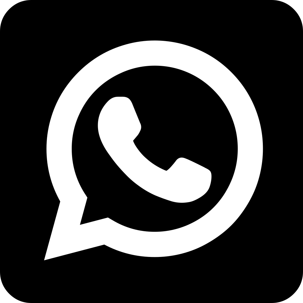 whatsapp icon black