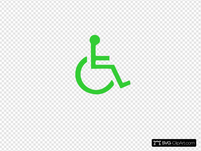 Wheelchair Symbol Clip art, Icon and SVG.