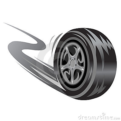 Moving Wheels Clipart.