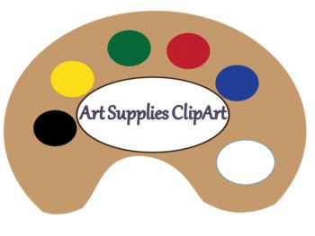 Art Supplies ClipArt.