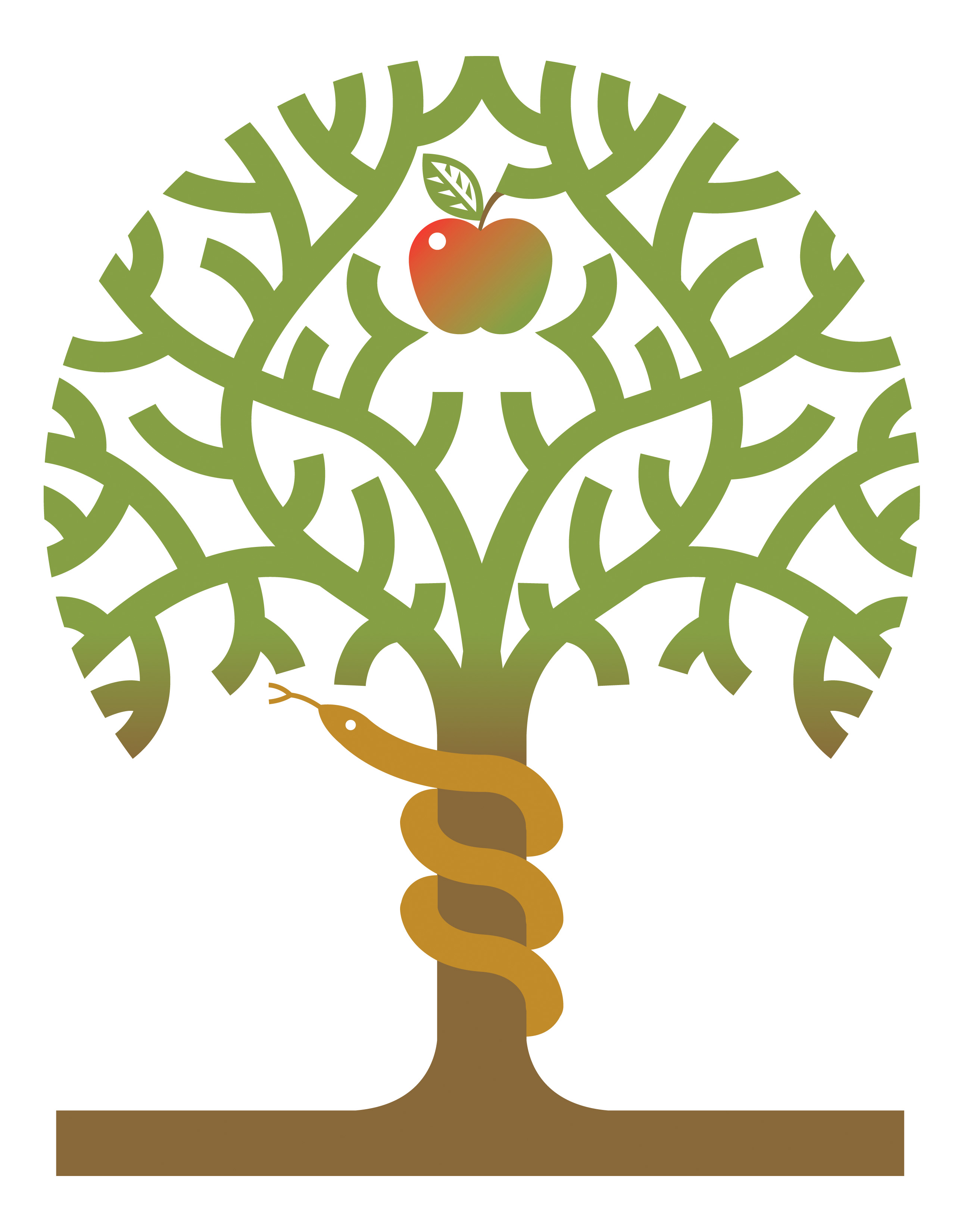 Tree Of Knowledge Of Good And Evil Clipart.