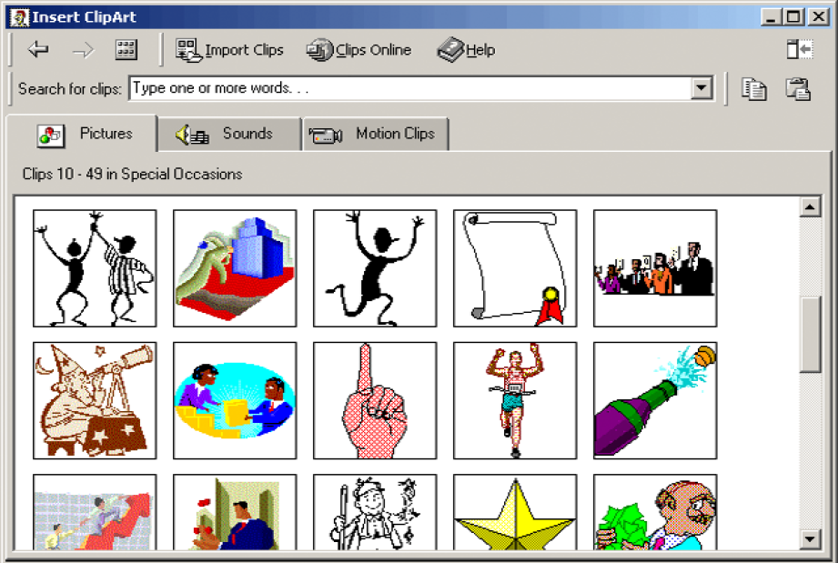 Word Clipart Images.