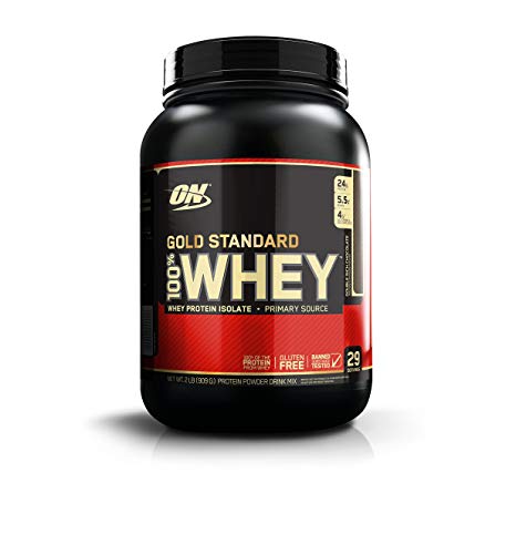 OPTIMUM NUTRITION GOLD STANDARD 100% Whey Protein Powder, Double Rich  Chocolate, 2 Pound.