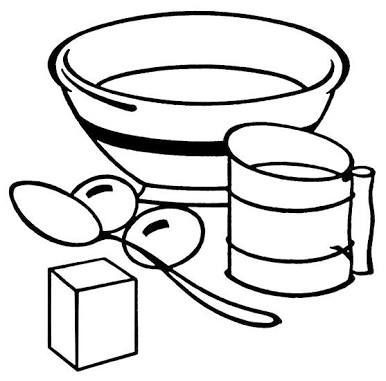 Image result for cooking utensils clipart black and white.