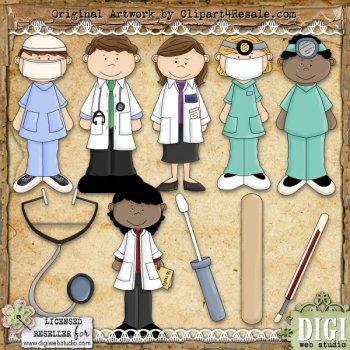 Doctor by Clipart 4 Resale (Whimsy Primsy).