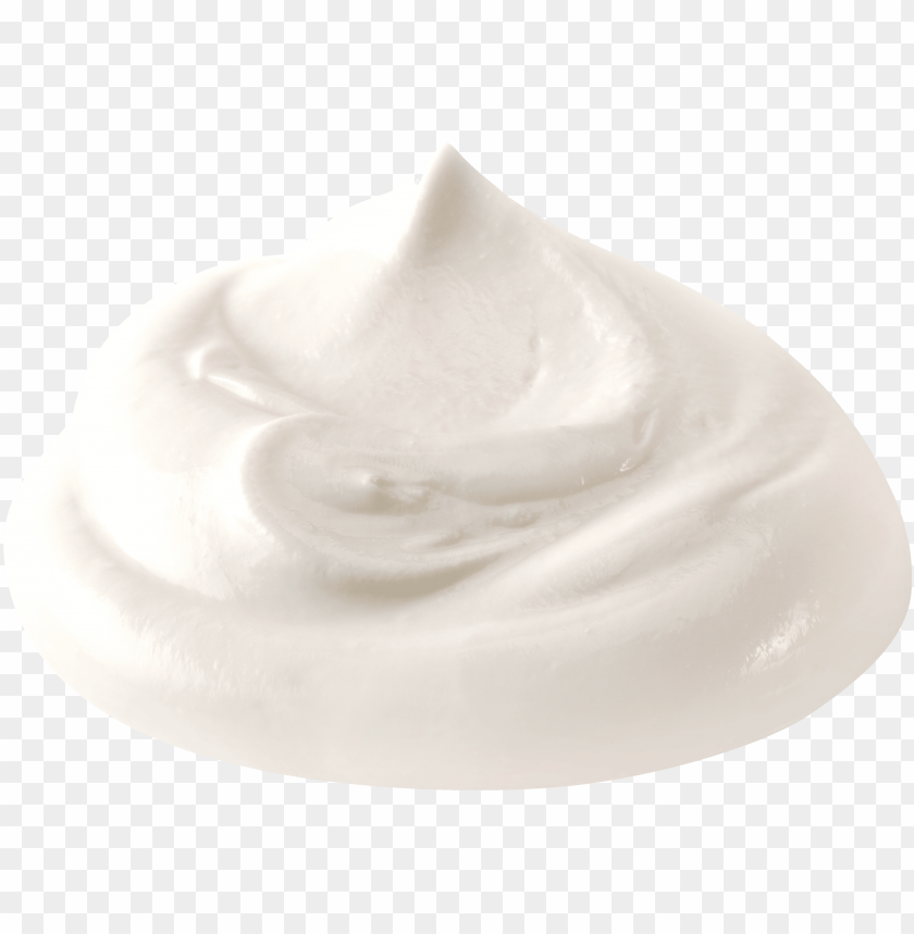 whipped cream PNG image with transparent background.