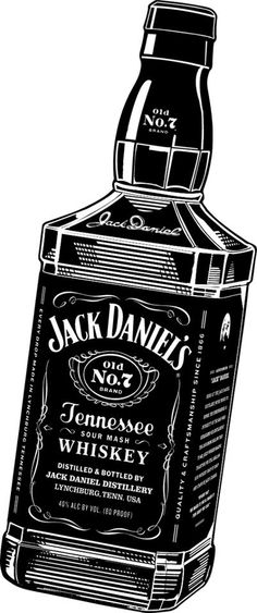 Jack Daniels Bottle Clipart.