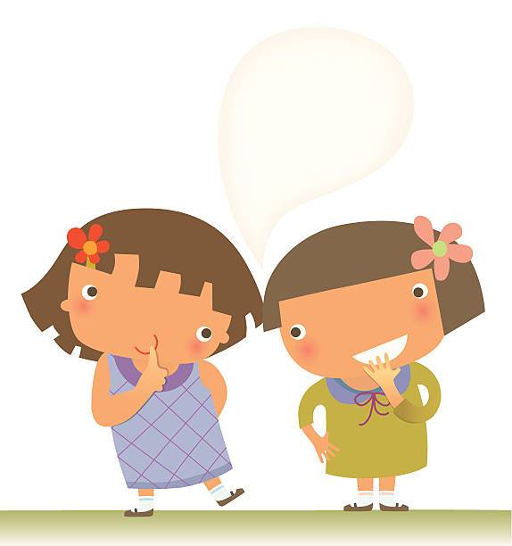 Kids whispering clipart 2 » Clipart Portal.