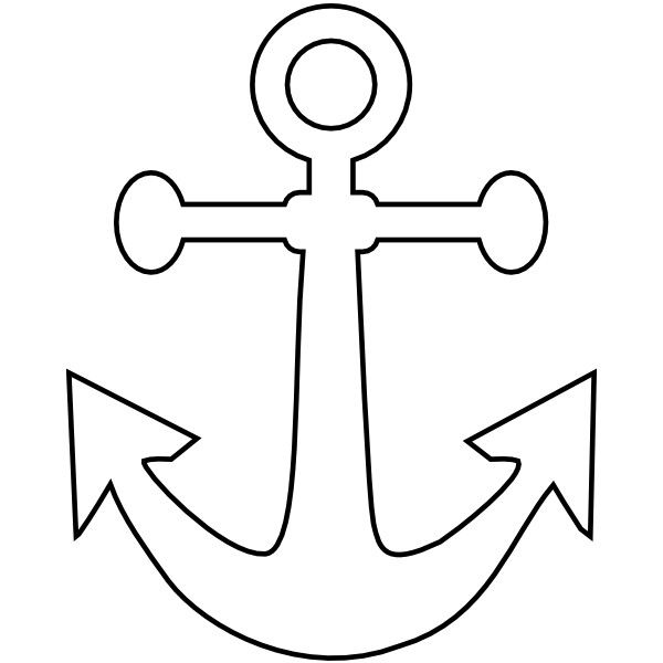 White Anchor clip art found on Polyvore.