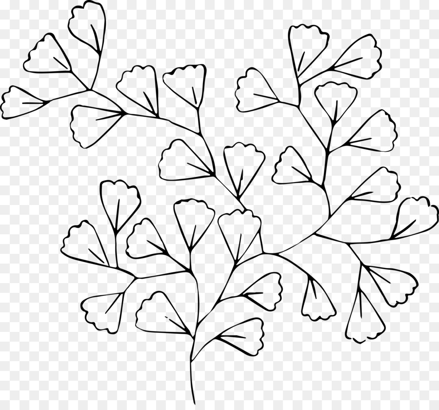 Black And White Flower png download.