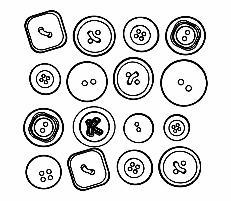 Buttons Clipart Sketch.