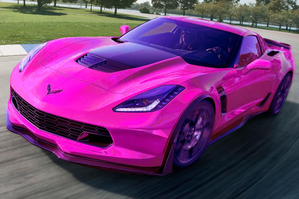 A beautiful hot pink Corvette Stingray!!! #HotPink.