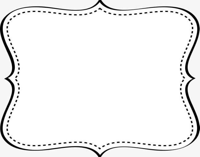 Black Line Frame PNG, Clipart, Black, Black Clipart, Border.