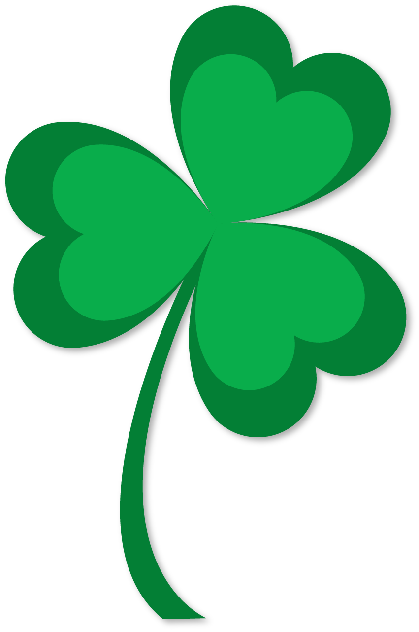 White Clover Shamrock Clip art.