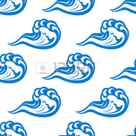 7,238 Wave Crest Pattern Stock Vector Illustration And Royalty.