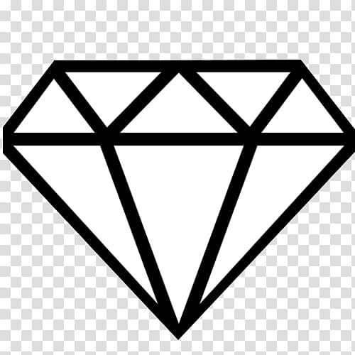 Gemstones, white diamond illustration transparent background.