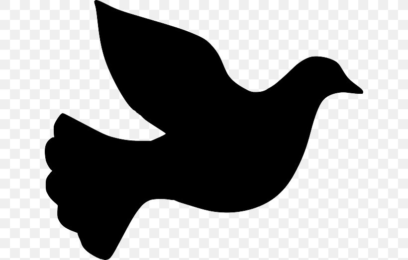 Columbidae Silhouette Doves As Symbols Clip Art, PNG.