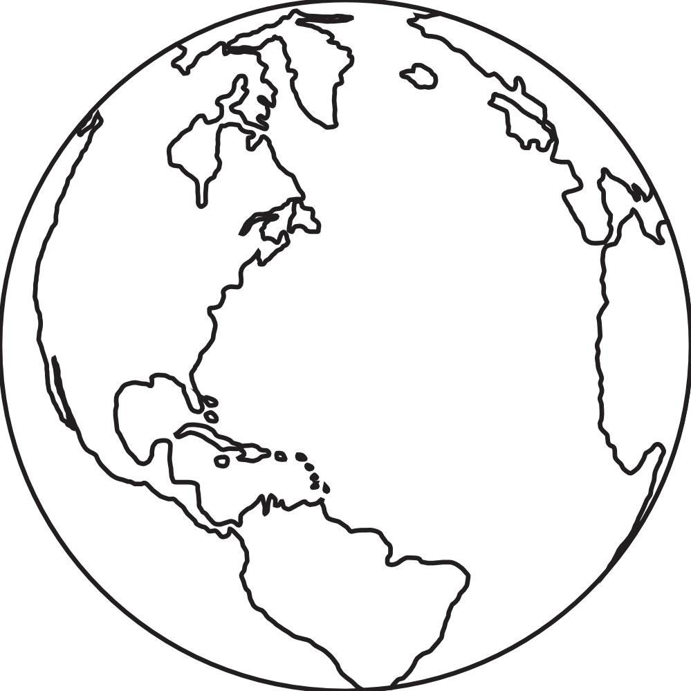 Free Black And White Earth, Download Free Clip Art, Free.