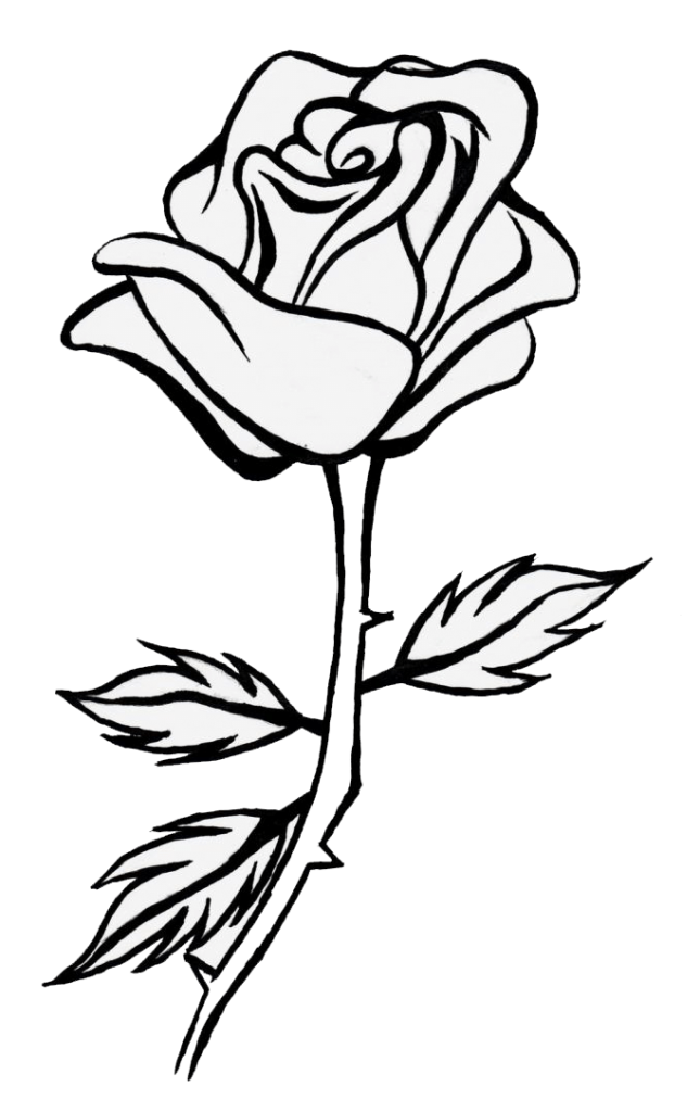 999+ Flower Clipart Black And White [Free Download.