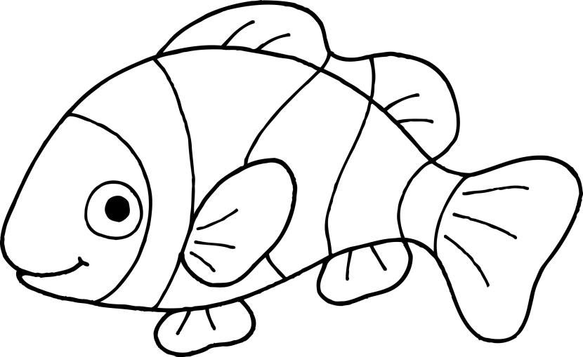 Fish Clipart Black And White Png.
