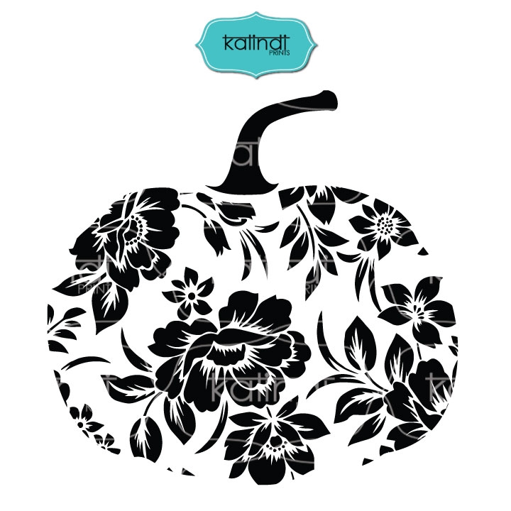 Download white floral pumpkin clipart 10 free Cliparts | Download ...