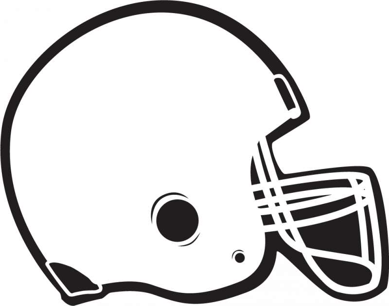 Free Black And White Football Helmet, Download Free Clip Art.